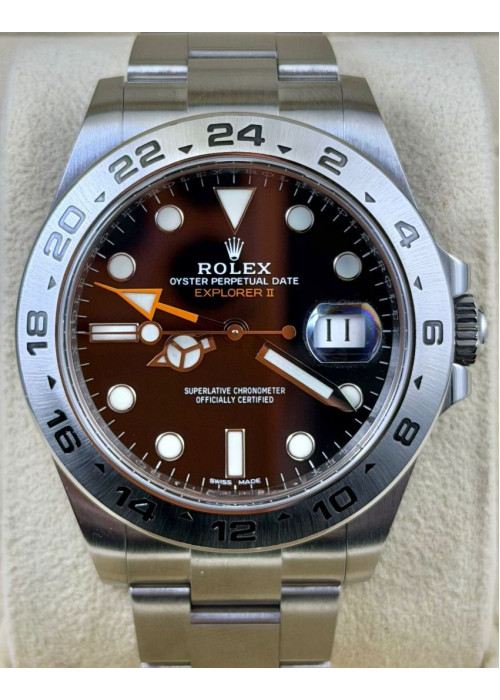 二手 ▶️ Rolex 勞力士 Explorer II ◀️ 216570 大黑橙 2020年錶 (42mm)   